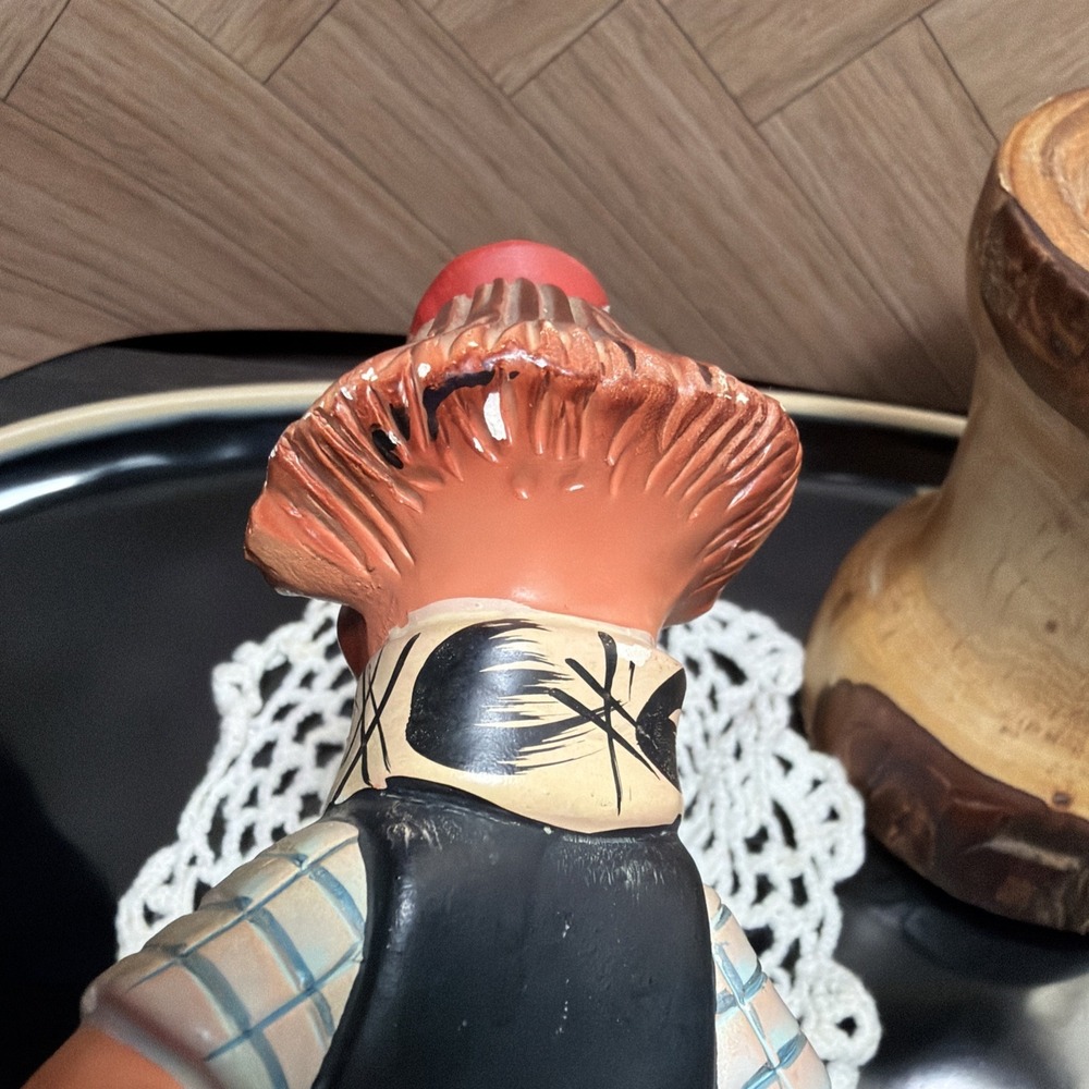 Norleans‎ Japanese Figurine - Clown -Handmade Portugal Chalk Style - Picture 7 of 16